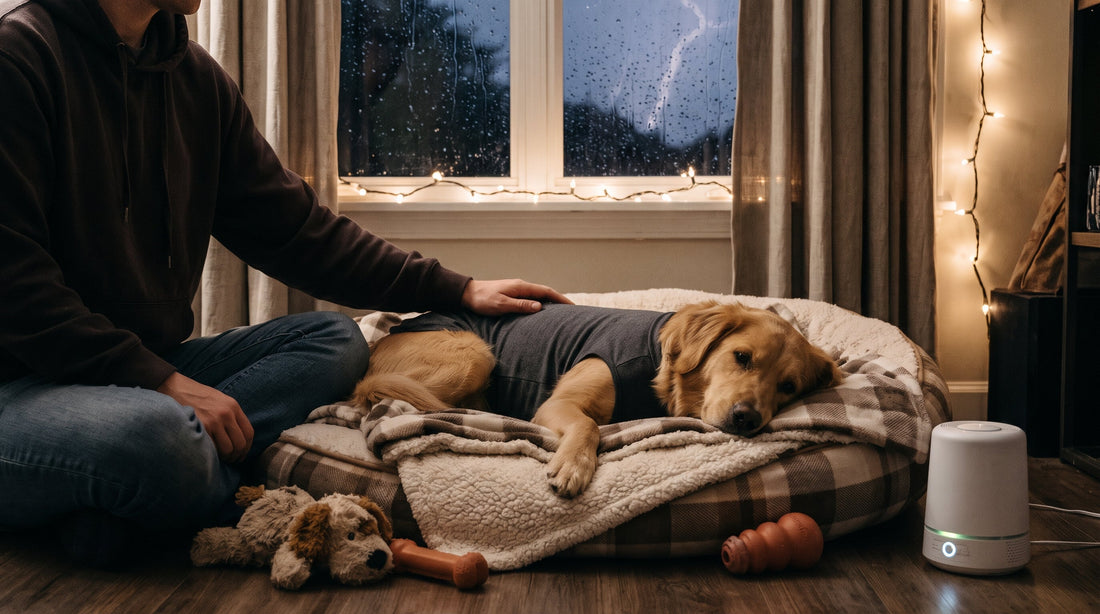 How to Help Your Dog with Thunderstorm Anxiety (Without Medication)