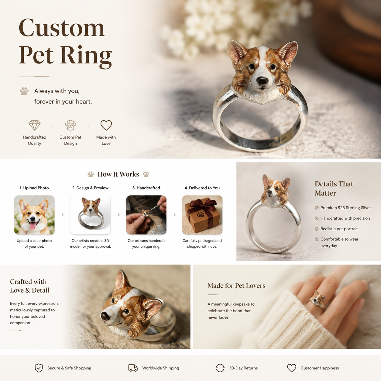Custom Pet Ring Collection